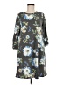 Apt. 9 Print Gray Casual Dress Size M - photo 1