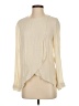 MNG Suit Ivory Long Sleeve Blouse Size 4 - photo 1