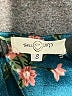 Three Days 100% Rayon Floral Teal Romper Size S - photo 4