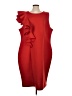 ELOQUII Red Cocktail Dress Size 24 waist - photo 1
