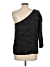 Tibi 100% Silk Black 3/4 Sleeve Top Size 12 - photo 2