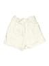 Zara Solid Ivory Khaki Shorts Size 4 - photo 2
