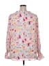 Unbranded Floral Pink Long Sleeve Blouse Size 2X - photo 2