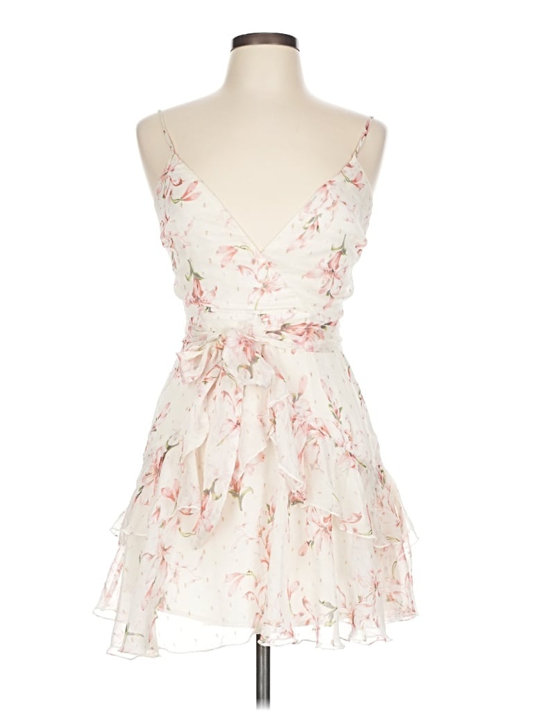 Pre-owned Saints + Secrets Cocktail Dress In White