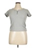 Limited Too Gray Short Sleeve Henley Size XL - photo 1