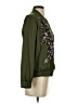 Chico's 100% Polyester Graphic Green Jacket Size Sm (0) - photo 4