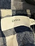 Onia 100% Cotton Checkered-gingham Gray Long Sleeve Button-Down Shirt Size S - photo 7