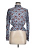 Self Esteem Blue Long Sleeve Blouse Size M - photo 1