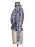 Self Esteem Blue Long Sleeve Blouse Size M - photo 5