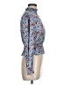 Self Esteem Blue Long Sleeve Blouse Size M - photo 4