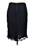Ann Taylor 100% Nylon Black Formal Skirt Size 8 - photo 2