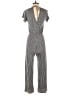 Caution to the Wind Chevron-herringbone Gray Jumpsuit Size M - photo 2