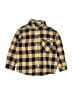Zara Checkered-gingham Yellow Long Sleeve Button-Down Shirt Size 2 - 3 - photo 1