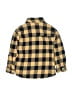 Zara Checkered-gingham Yellow Long Sleeve Button-Down Shirt Size 2 - 3 - photo 2