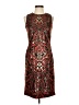 J. McLaughlin Paisley Brown Cocktail Dress Size 0 - photo 1