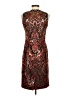 J. McLaughlin Paisley Brown Cocktail Dress Size 0 - photo 2