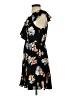 Express 100% Polyester Print Black Casual Dress Size 4 - photo 5