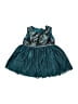 H&M 100% Polyester Teal Dress Size 4 - photo 1