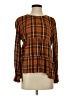Maurices 100% Rayon Brown Long Sleeve Blouse Size S - photo 1