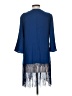 L'Amour Nanette Lepore 100% Polyester Blue Kimono Size S - photo 2