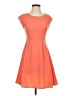 Bar III Solid Orange Casual Dress Size S - photo 1