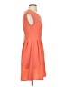 Bar III Solid Orange Casual Dress Size S - photo 4