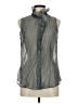 CAbi Gray Sleeveless Button-Down Shirt Size M - photo 1