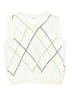 Gymboree 100% Cotton Argyle White Sweater Vest Size 18-24 mo - photo 1