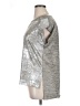 Dantelle Metallic Silver Short Sleeve Top Size XL - photo 5