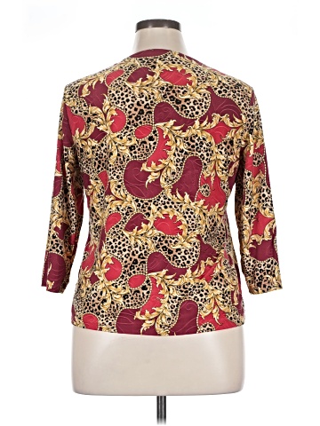 JM Collection 3/4 Sleeve Top (view 2)