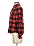 Delia's Plaid Red Long Sleeve Button-Down Shirt Size S - photo 5