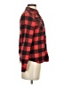 Delia's Plaid Red Long Sleeve Button-Down Shirt Size S - photo 4