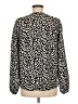 Shein Black Long Sleeve Blouse Size 6 - photo 2
