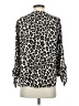 MICHAEL Michael Kors Animal Print Brown 3/4 Sleeve Blouse Size S - photo 2