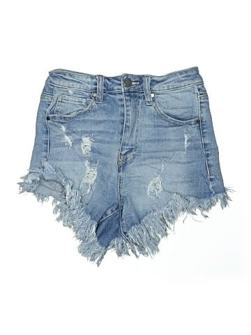 Black Label by C'est Toi Denim Shorts (view 1)