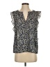 J.Crew 100% Polyester Blue Sleeveless Blouse Size 2 - photo 1