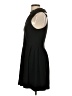 Aqua Solid Black Cocktail Dress Size S - photo 5