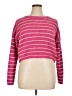 Self Esteem 100% Polyester Stripes Pink Pullover Sweater Size XL - photo 1