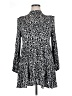 ELOQUII 100% Rayon Animal Print Silver Black Casual Dress Size 14 - photo 1