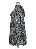 ELOQUII 100% Rayon Animal Print Silver Black Casual Dress Size 14 - photo 5