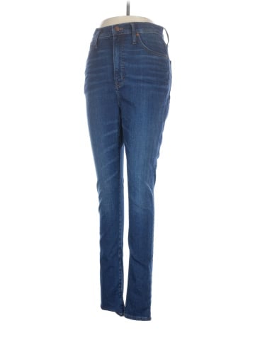 Madewell 11" High-Rise Skinny Jeans in Larkwood Wash (view 1)