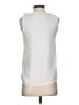 Vince Camuto 100% Polyester White Sleeveless Blouse Size XXS - photo 2