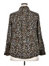 Roz & Ali 100% Polyester Animal Print Gold Long Sleeve Blouse Size 1X - photo 2