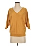 PREMISE Gold Pullover Sweater Size S - photo 1