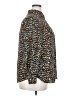 Roz & Ali 100% Polyester Animal Print Gold Long Sleeve Blouse Size 1X - photo 4
