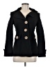 Nanette Lepore 100% Cotton Black Coat Size M - photo 1