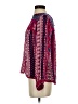 Maeve 100% Viscose Red Burgundy Long Sleeve Blouse Size 0 - photo 5