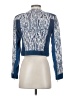 BCBGMAXAZRIA 100% Cotton Graphic Blue Jacket Size S - photo 2