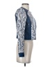 BCBGMAXAZRIA 100% Cotton Graphic Blue Jacket Size S - photo 4
