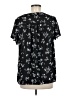 Torrid 100% Polyester Black Short Sleeve Blouse Size Med (00) - photo 2